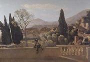 Jean Baptiste Camille  Corot Tivoli (mk11) Spain oil painting artist